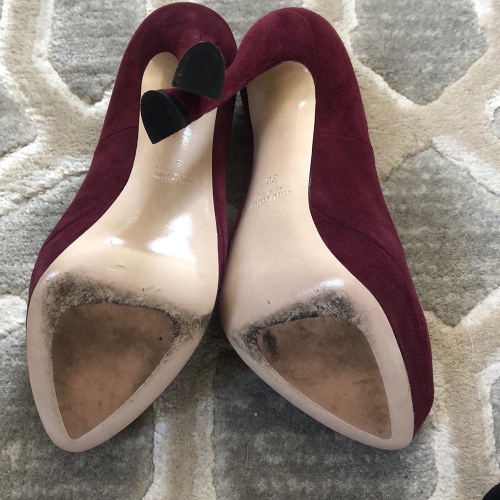 Miu Miu plum heels - Picture 4 of 8